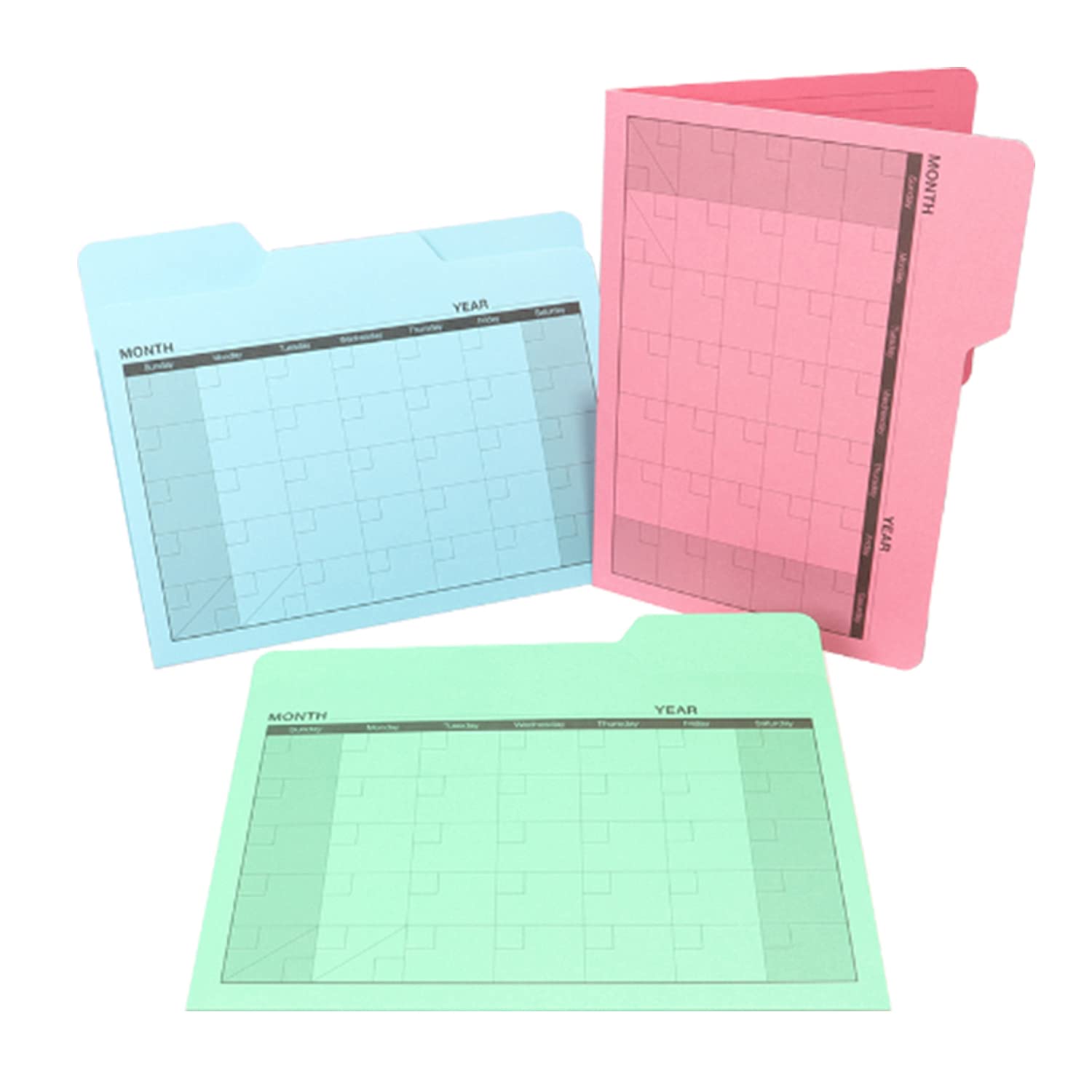 Snapklik.com : File Folders - Pack Of 12 Tabbed, Letter Size Calendar ...