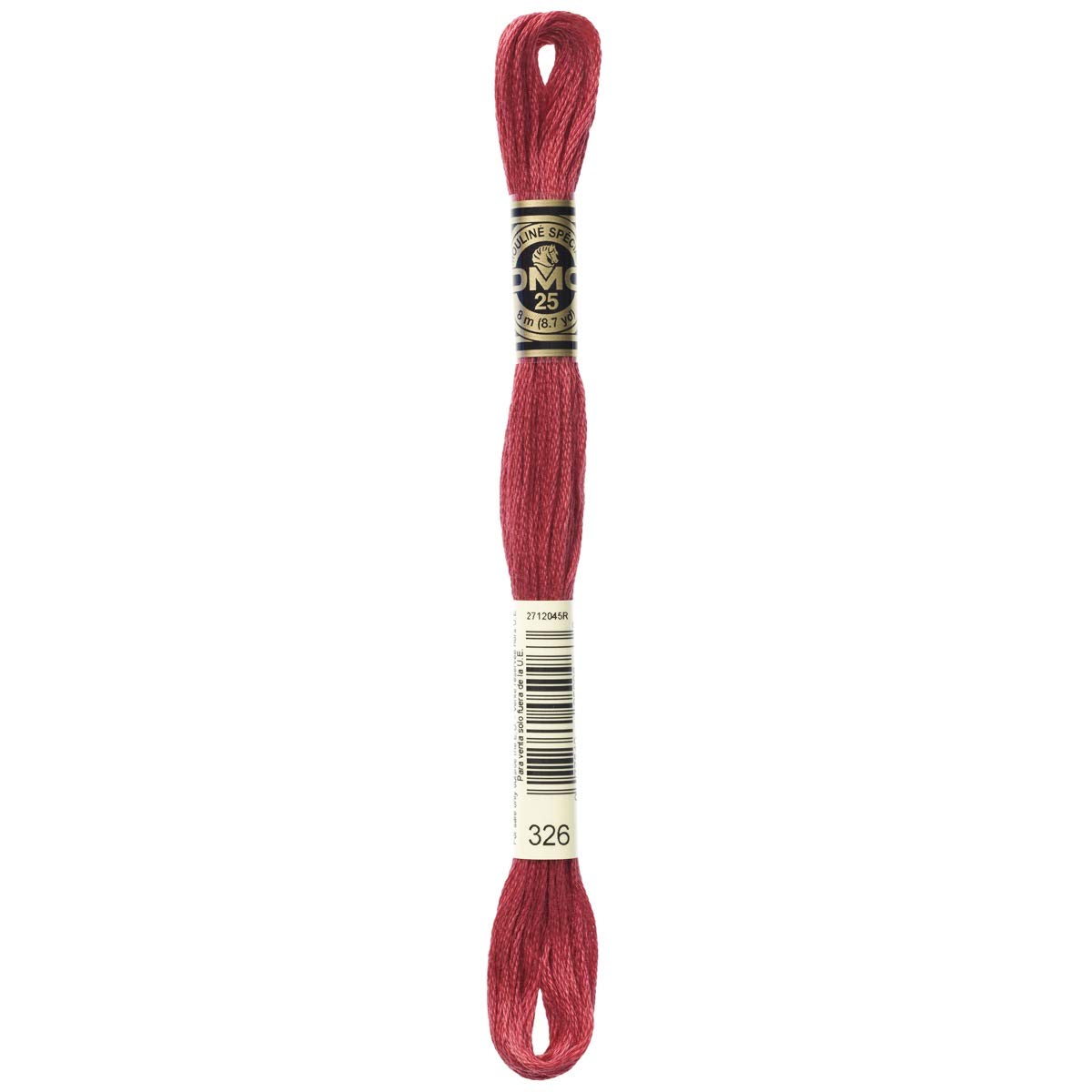 DMC Embroidery Floss Mouline Stranded Cotton Thread for Hand Embroidery and Sewing - Colour No: 326-4 x 8m Skeins — image 1