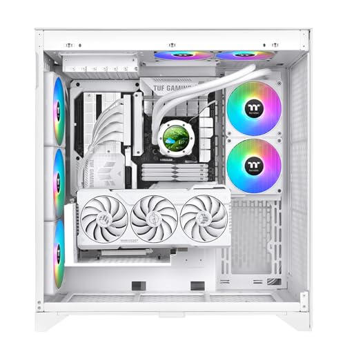 Image of Thermaltake TH240 V2 Ultra EX ARGB AIO Cooler /Snow /Water Block 2.1 inch LCD /Fan 120 * 2 /Magnetic Quick Connection /MB ARGB Sync Control /LCD Software Control /CL-W425-PL12SW-A