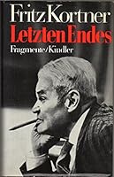 Letzten Endes. Fragmente. 346300478X Book Cover