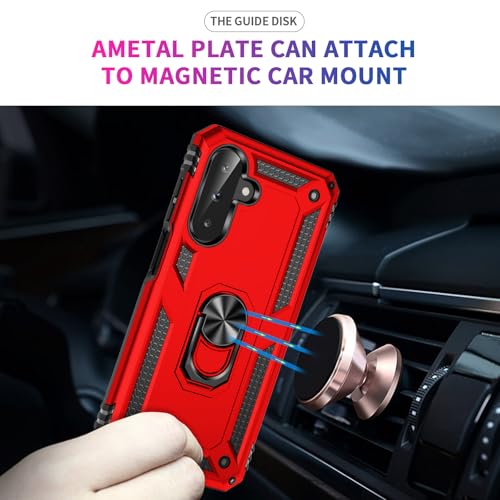 Coque Samsung Galaxy A26 rouge Asuwish JSFS fine ultra résistante - 5