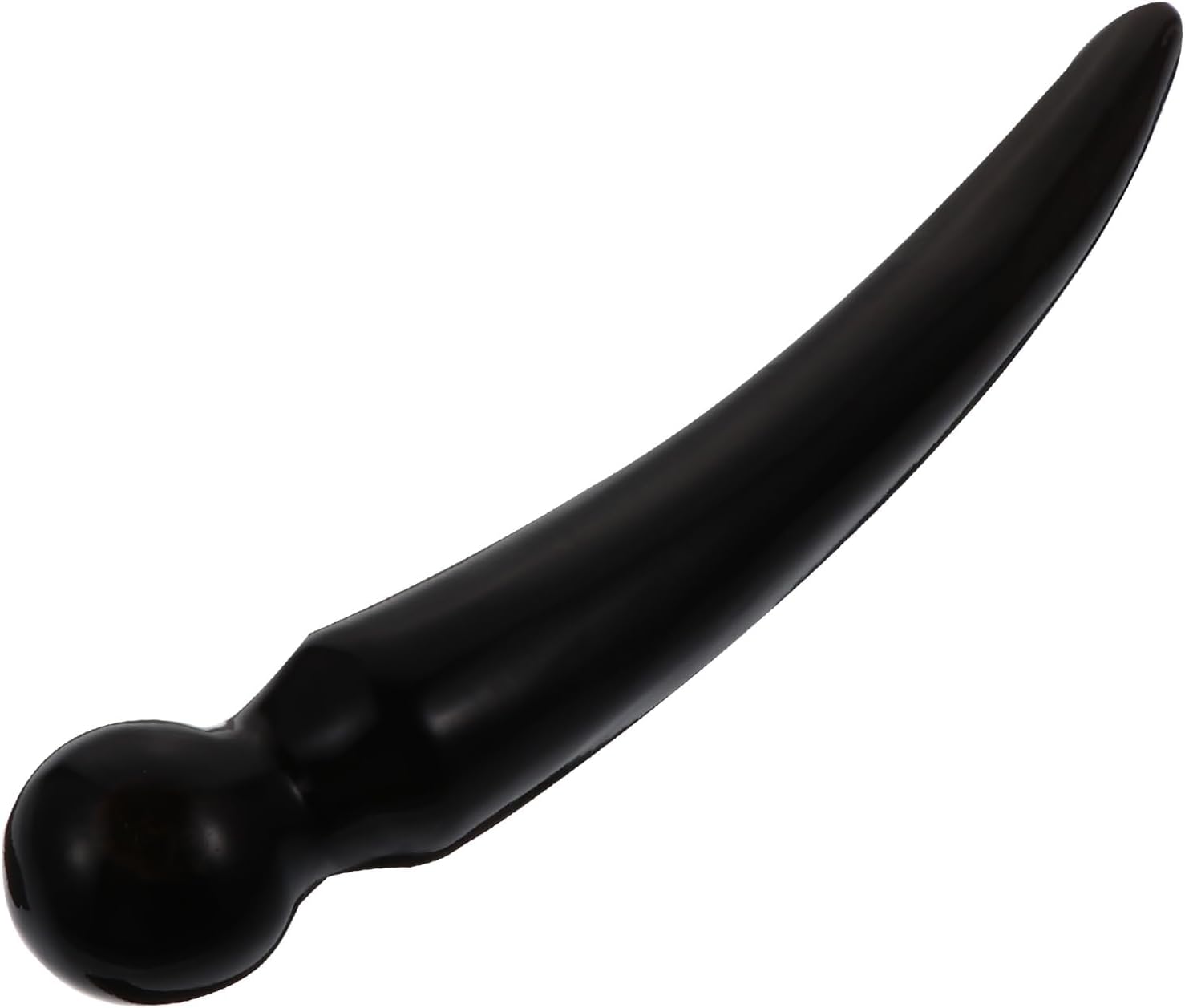 Healifty Ox Horn Massage Stick - Ox Horn Acupoint Massager for Pain Reliefs - Portable Bodies Massager for Neck, Shoulders, Back, Face and Foot