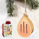 Pollinating Palace-Wooden Hanging Butterfly House, Natural Habitat to Attract Butterflies to Your Garden and Yard