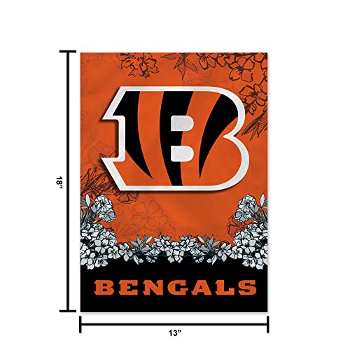 Image of Rico Industries NFL Standard /Primary 13 inch x 18 inch Double Sided Garden Flag - Great Gift for Men, Women, & Fans