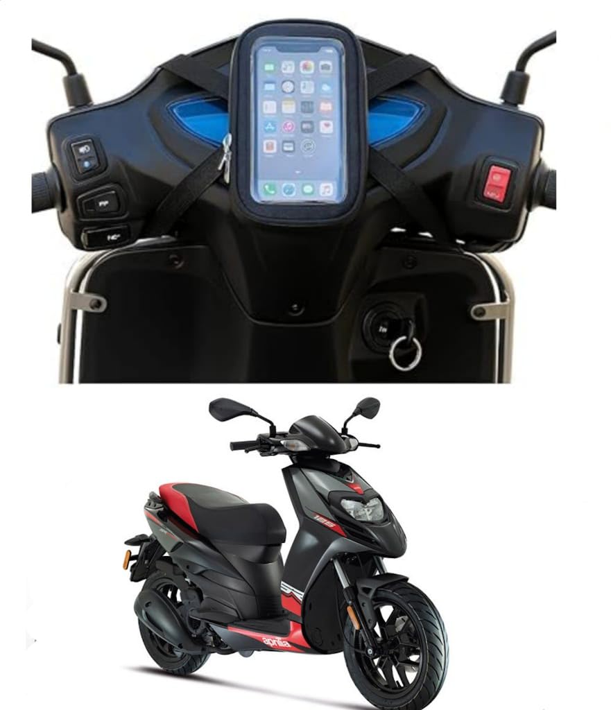 NISHI Universal Mobile Holder/Stand/Mount Pouch for Scooters Scooty (Aprilia)-image-41