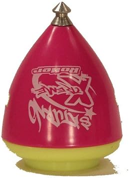 Spin Top Saturno Xtreme Roller - Bearing Tip SpinTop - Purple Yellow