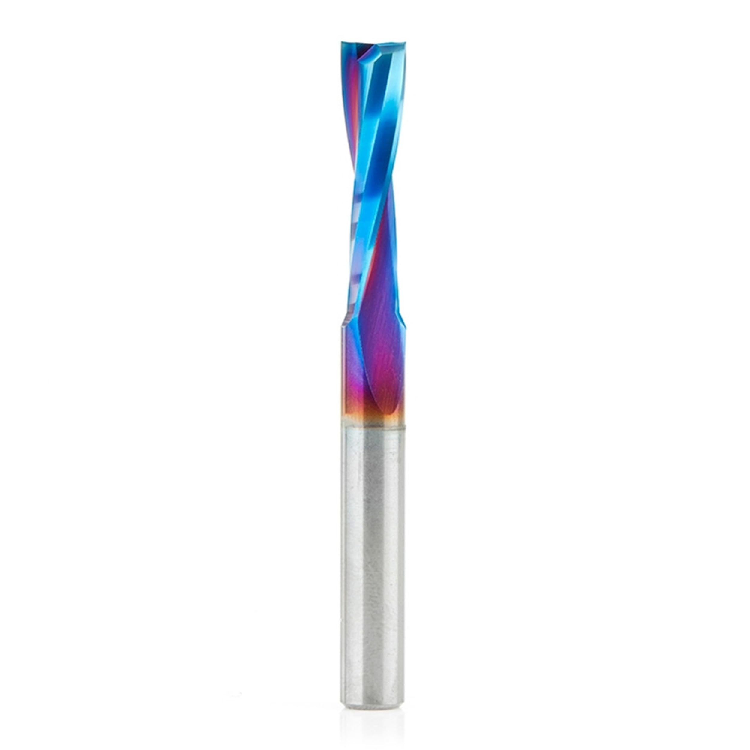 Amana Tool - 46248-K Solid Carbide Spektra Extreme Tool Life Coated Spiral Plunge for Soli