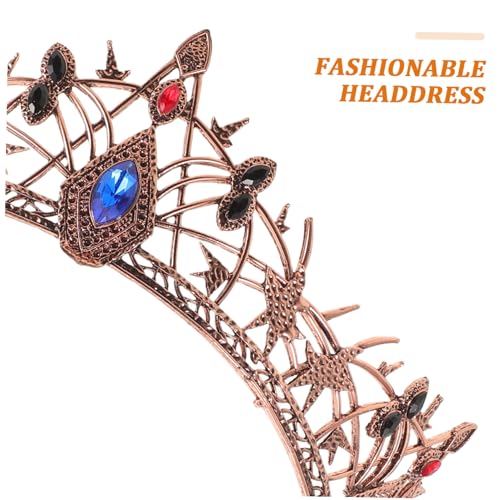 Accessoires de cheveux rétro et couronne médiévale aux détails ciselés - 3