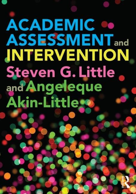 Academic Assessment and Intervention