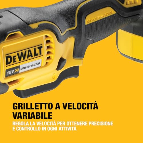 Dewalt 18V Xr Utensile Multifunzione Oscillante Senza Spazzole, Unità Singola, DCS355N-XJ - 5