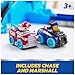 PAW Patrol Pup Squad Track Set, Looping Track Playset & Vehicle Launcher with Chase & Marshall Toy Cars, Kids Toys for Boys & Girls Ages 3 and Up