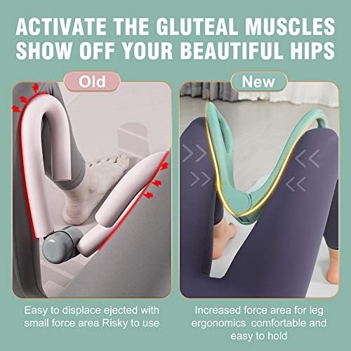 SoYoSaltBae Thigh Master - Portable Exerciser for Inner Thighs, Legs, Arms, Butt, Hips - S Shape Design - Slimming & Toning Device for Men & Women - Home Gym Workout, Muscle Training Equipment 7 SoYoSaltBae Thigh Master - Portable Exerciser for Inner Thighs, Legs, Arms, Butt, Hips - S Shape Design - Slimming & Toning Device for Men & Women - Home Gym Workout, Muscle Training Equipment