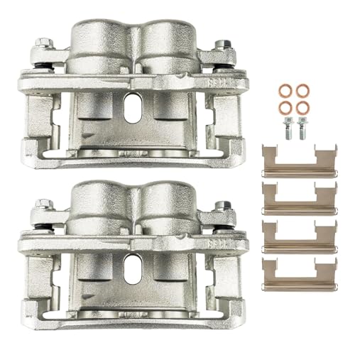 Image of KAX Disc Brake Caliper Assembly for Chevrolet Silverado 1500 /GMC Sierra 1500 1999-2006,Tahoe /Suburban /Yukon 1500 2000-2006, Silverado 2500 HD /Sierra 2500 HD 2001-2010, Front or Rear Side, 2pcs