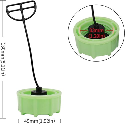 Miniatura 7 de 1 tapa de depósito de combustible para 139/40-5/140 desbrozadora - cortador de cepillo de recortadora tapa de tanque de gasolina desbrozadora - Tapa