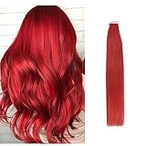 Especificación: Nombre de productos: cinta de pelo Hetto remy en extensiones; Material: calidad de salón, cabello humano 100% real; Color: color sólido / color piano; Longitud: 12-22 pulgadas; Cantidad: se recomiendan 2-3 paquetes para una cabeza completa, depende del efecto que desee y de qué tan fino sea su cabello.