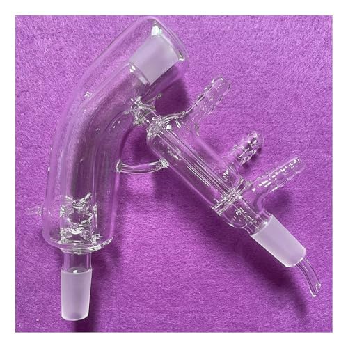 Condenseur tête distillation 14/23 double enveloppe à refroidissement continu