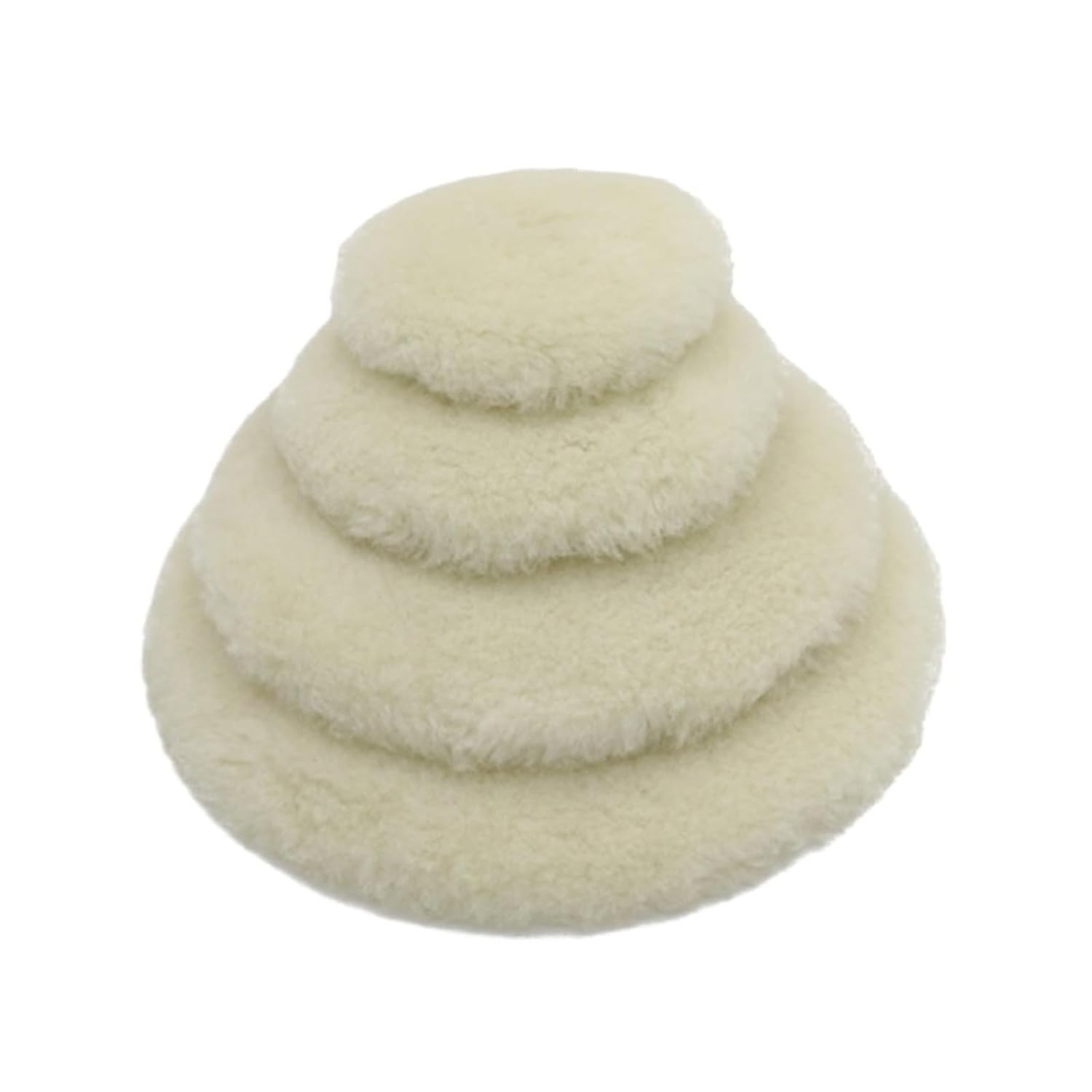 Wool Polishing Pad Density Lambs Woollen Polish Buffing Pad Car Polisher Buffing Waxing(1Pc Wool Pads,3inch)