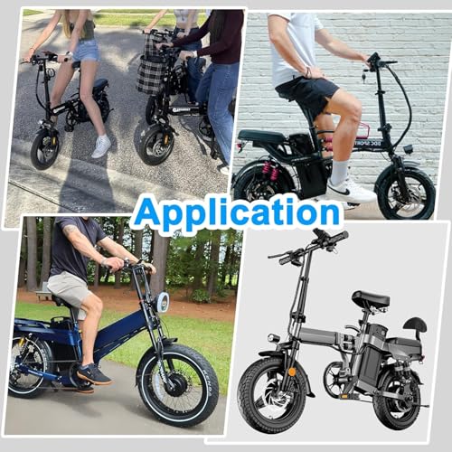 Image of 48V 20Ah Ebike Battery, Folding E-Bike Lithium Battery, Ebike Replacement Batteries with 30A BMS for 0-1000W Motors (48V 20AH)