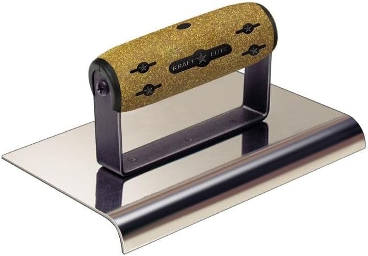 Replacement for Kraft Tool Elite Series Concrete Highway Edger 10" x 6" 1/2" Radius