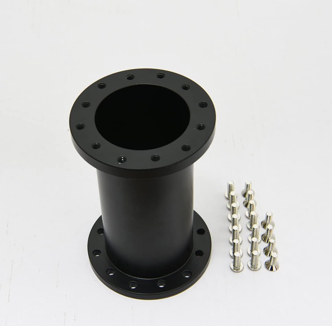 5.0" Steering Wheel Hub Adapter Extension Spacer 6 bolt Black