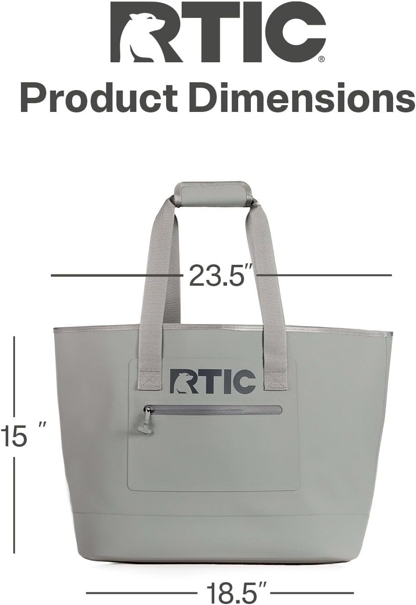 RTIC Ultra-Tough Tote Bag, Waterproof for Beach, Pool, Towel, Grocery, Shopping, Heavy-Duty, Puncture Resistant, Large - Image 6