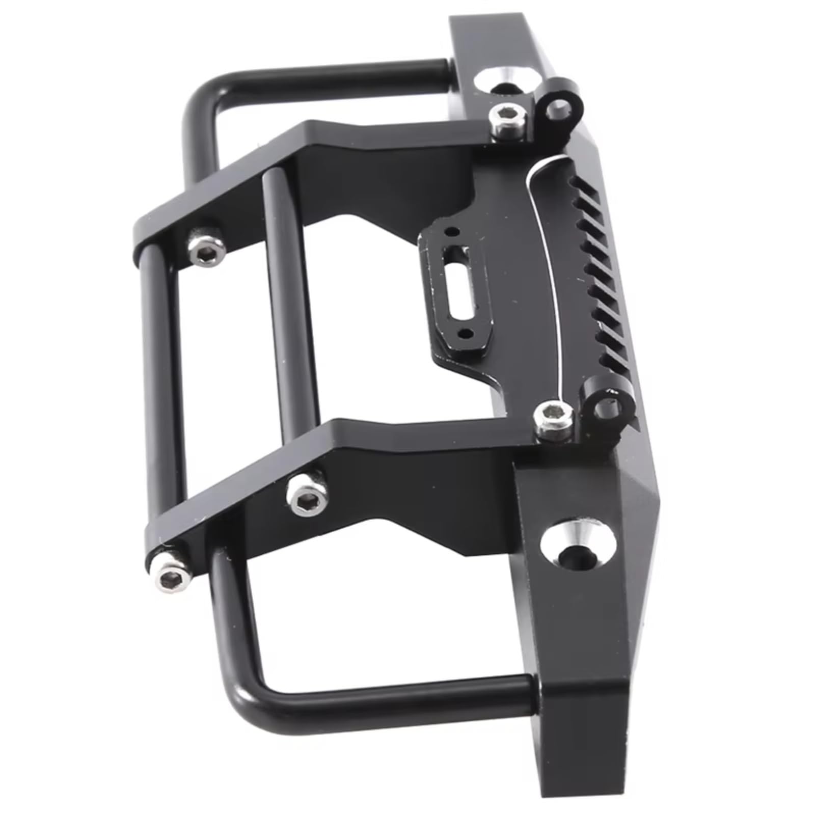 Parti per Auto RC per Traxxas per TRX4M 1/18 RC Crawler Car Upgrade Parts Paraurti Anteriore Metallo con Gancio di Traino