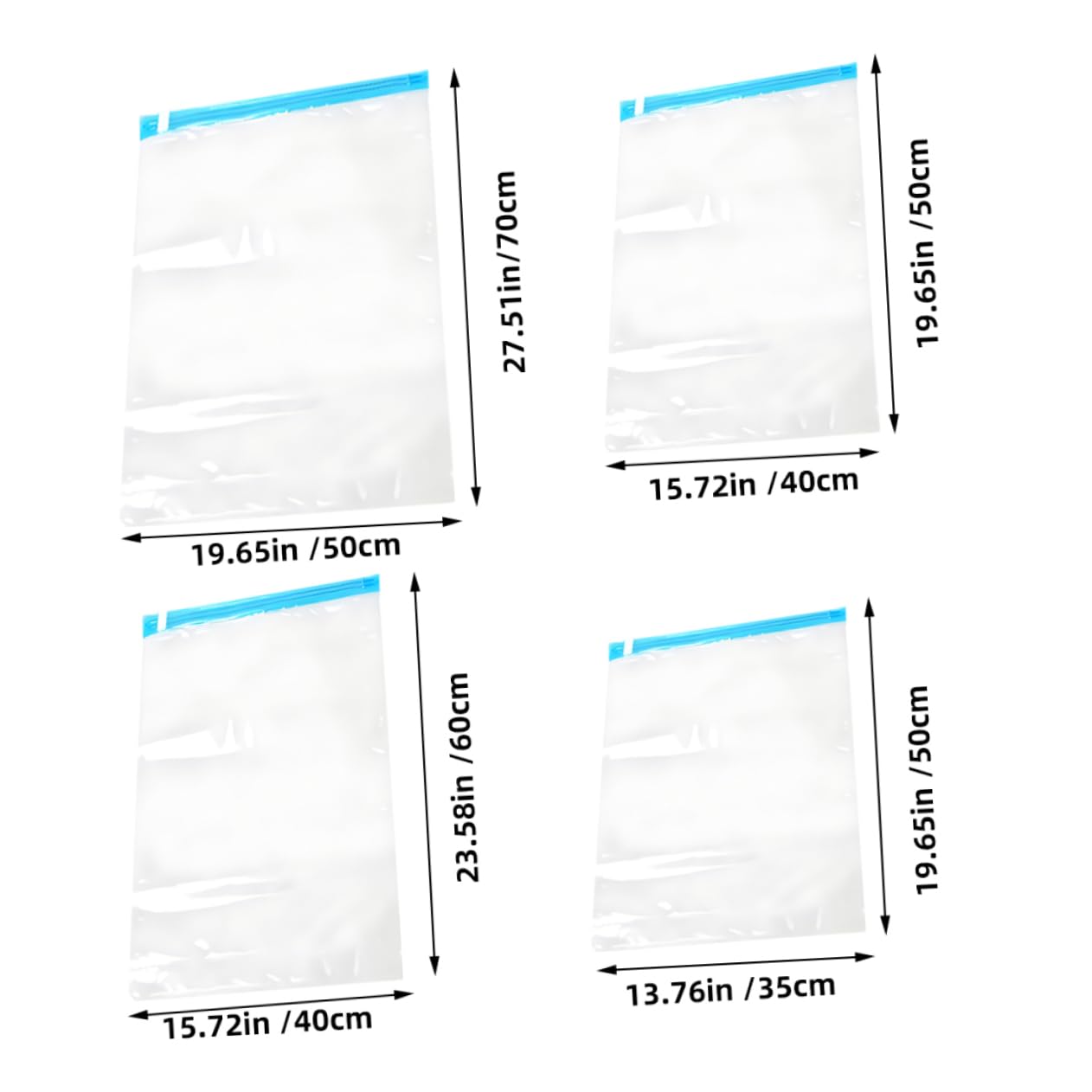 Cabilock 10 Pack of Compression Storage Bags Air Sealing for Clothes Bedding and Travel