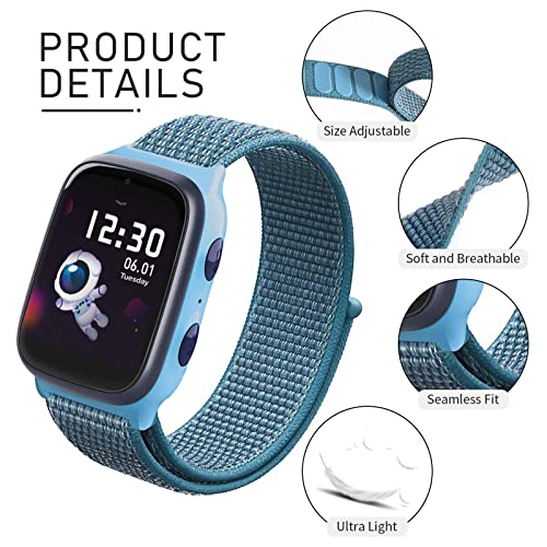 Kuaguozhe Xplora X4 Kinderarmband, alleen compatibel met Xplora X4 armband, zacht, sport, nylon, verstelbare… - Afbeelding 5