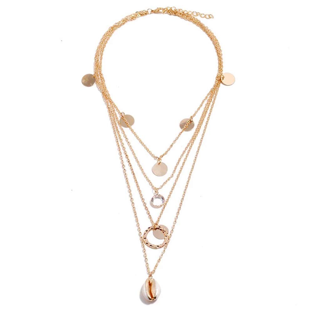 Shining Diva Fashion Latest Multilayer Western Neckpiece Neck Chain Necklace for Women and Girls (11086np) (B08KQDBCZ4) Amazon Price History, Amazon Price Tracker