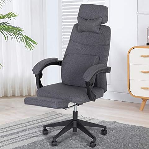 Silla ergonómica de oficina EROMMY con reposapiés ajustable Cover