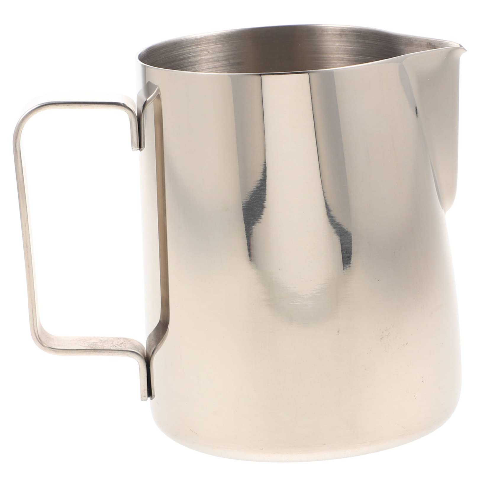 MUCKLILY Stainless Steel Milk Frothing Cup Multi Functional Steaming Pitcher with Measurement Scale Easy to Clean Household Frothing Jug for Lattes and Cappuccinos