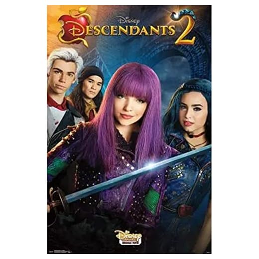 ZHINING Canvasmålning Descendants 2 - film bild kanvas affischer och tryck HD tryck oljemålning väggmålning vardagsrum heminredning ramlös målning
