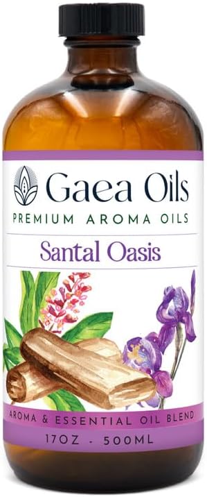 Miniatura 19 de Santal Oasis Aceites aromáticos - Fragancia de aceite esencial para uso con difusores, cañas y más 4 onzas líquidas