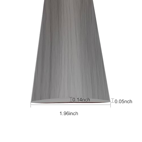 Miniatura 4 de Tira de transición de suelo autoadhesiva, tira de cubierta plana laminada para el suelo, tira divisora plana de vinilo de 2 pulgadas de ancho,