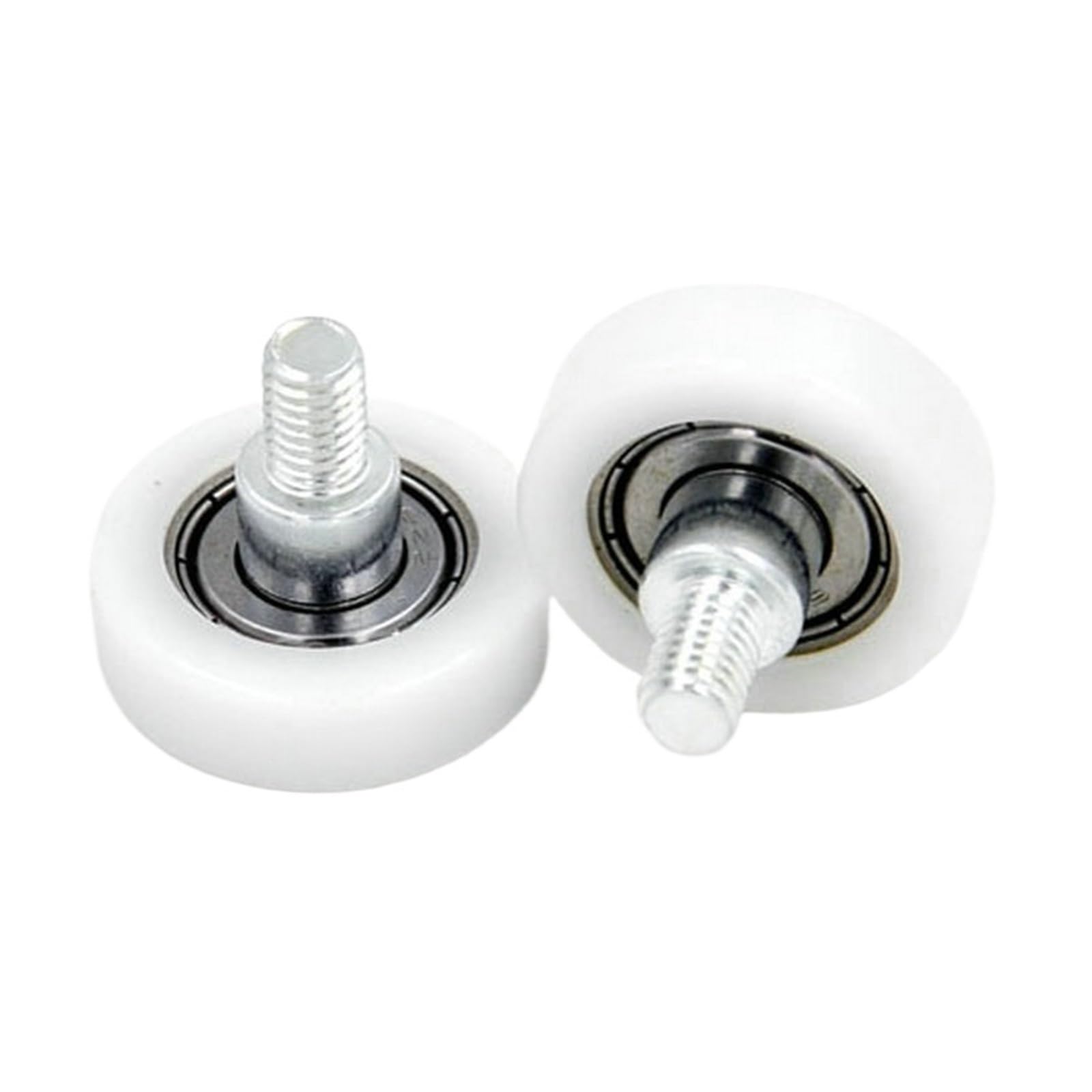 NOBIRTBSA 5 Pieces 26mm OD POM Coated Bearing Rollers with M6 Screws and 626Z Bearings BS62626-8C4L10M6 26x8mm Door and Window Guide Wheels