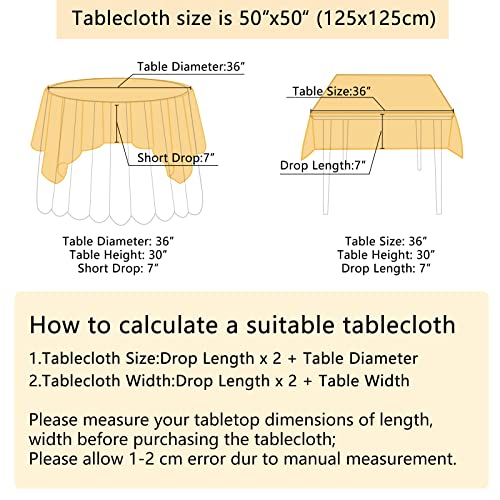 Image of B-COOL Rectangle Sequined Table Cloth Gold Sequin Tablecloth Glitter Tablecloth Sequin Wedding Decoration Christmas Tablecloth 50x50 inch