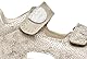 Geox Baby-Mädchen B MACCHIA Gir Sandal, Beige/Lt Gold, 22 EU