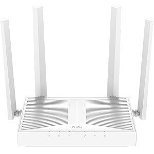 Cudy WR3000E AX3000 Gigabit Dual Band Wi-Fi 6 Mesh Router, MU-MIMO, OFDMA, WireGuard, OpenVPN, WPA3, Cudy Mesh y APP