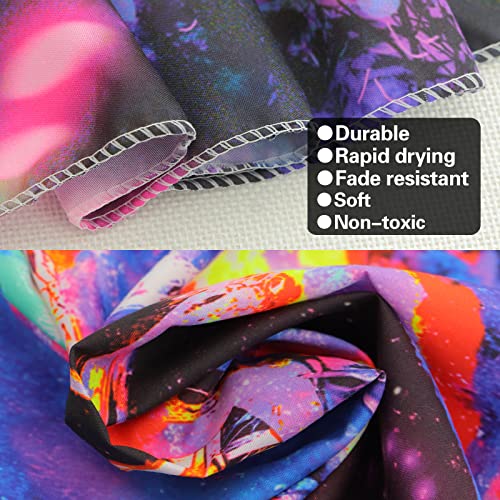 Honeydec Blacklight Skull Tapestry,Aesthetic The Kissing Lovers Skeleton Hippie Tapestries,Blue Pink Heart Tapestrys Wall Decor For Bedroom Living Room #TOP5