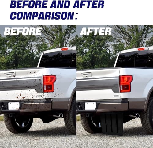 Image of 2.5 inch Hitch Mudflap System 00108 fit for Most Trucks, Pickups, and SUV, Adjustable and Removable