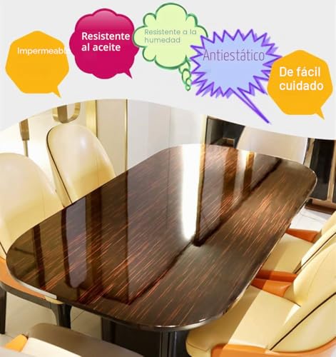 Miniatura 5 de Hode Vinilo Transparente Adhesivo 30x200cm, Protector Pared Cocina, Papel Transparente, Vinilo Adhesivo Muebles Para Cocina Encimera Forro Libros Impermeable