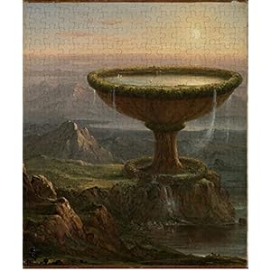 TLMYDD Grote legpuzzels voor volwassenen-Titan’s goblet, Thomas Cole, 1833-olieverfschilderij puzzels kunstwerk-muur…