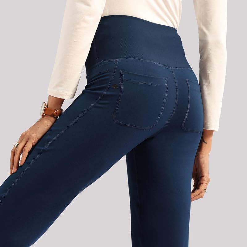Image of BlissClub Women High Rise Straight Pants