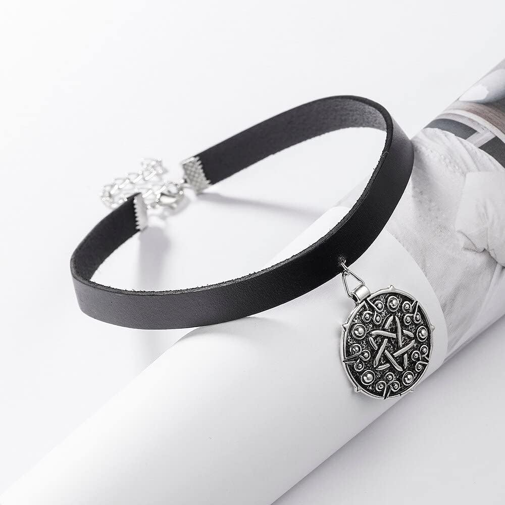 Blingsoul Wtchr Choker Necklace for Women – Soft Adjustable Collar Choker with Cute Pendant, Yenefer Style Beach Jewelry Gift - Image 9