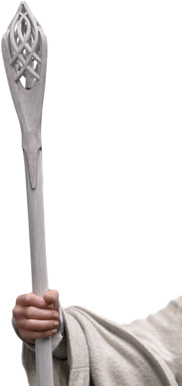 Weta Workshop - Il Signore degli Anelli Trilogia - Serie Classica - Gandalf La Statua Polystone Bianca