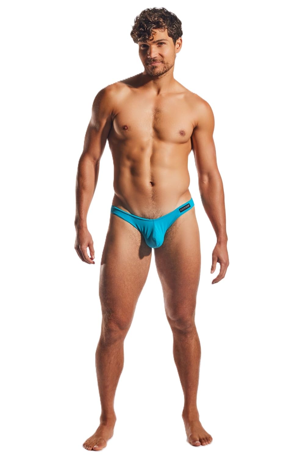 Cocksox Underwear, Exotica Enhancing Pouch Brief, Sea Breeze, Men's Size L, Pack of 1