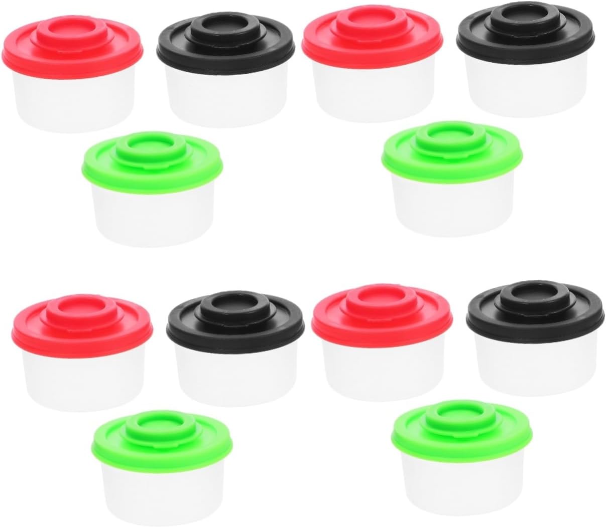 MAGICLULU 12pcs Mini Shaker Small Seasoning Jars Lids for Home Camping and Outdoor Use Lightweight Compact and Easy to Control Seasoning Amount