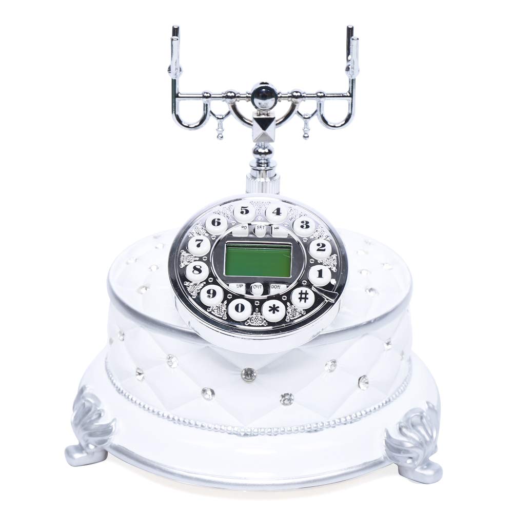 Telefono retrò antico desktop telefono fisso telefono domestico nostalgia decorazione da tavolo telefono FSKDTMF per casa soggiorno