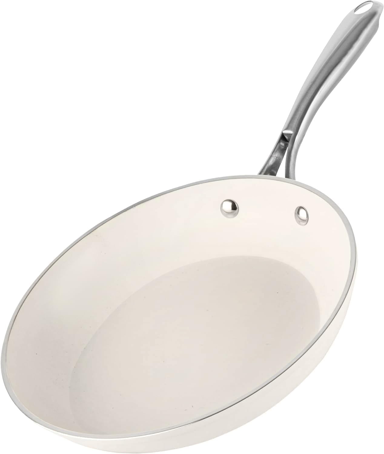GOTHAM STEELNatural Collection 12 In. Fry Pan - 1 Each, Cream White