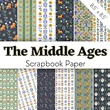 THE MIDDLE AGES: Scrapbooking paper | Medieval patterns decorative papers set with family's coat of arms, deers, shields, knigts and royal castles ... crafts, origami, junk journaling and more
